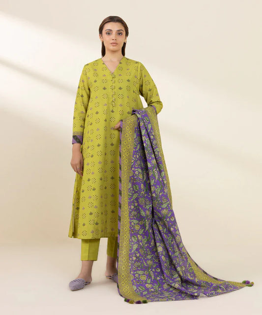 Sapphirer Printed Khaddar 3pc  Sapphire Digital Printed Khaddar 3pc SKU:SAPP-P-KHDR-1291