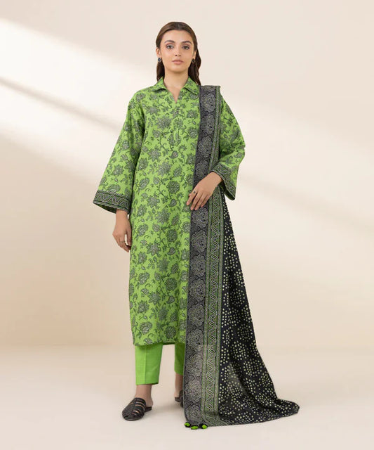Sapphirer Printed Khaddar 3pc  Sapphire Digital Printed Khaddar 3pc SKU:SAPP-P-KHDR-1297