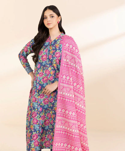 Sapphirer Printed Khaddar 3pc  Sapphire Digital Printed Khaddar 3pc SKU:SAPP-P-KHDR-1298