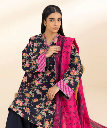 Sapphirer Printed Khaddar 3pc  Sapphire Digital Printed Khaddar 3pc SKU:SAPP-P-L-KHDR-1304